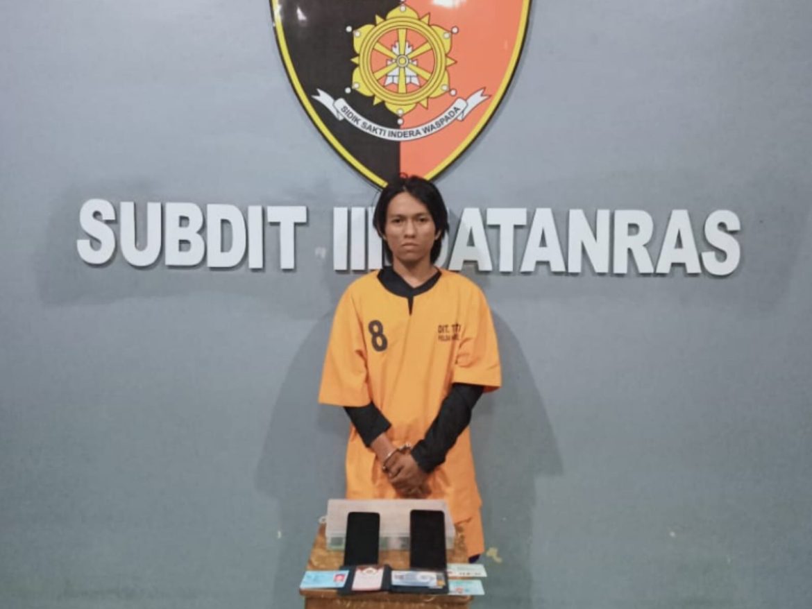 Seorang Residivis Kembali Ditangkap Usai Gasak Kontrakan Di Pangkalpinang, Akui Hasil Curian Dibeli Sabu Dan Main Judol