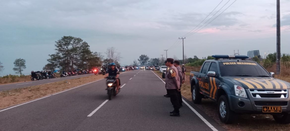Cegah Balap Liar, Polsek Merawang Tingkatkan Patroli