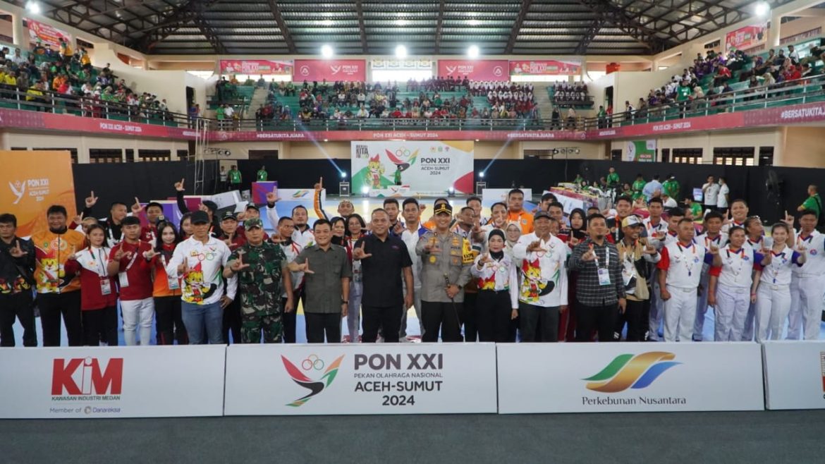 Pj. Bupati Langkat Buka Pertandingan Cabor Sambo PON XXI Aceh-Sumut 2024.