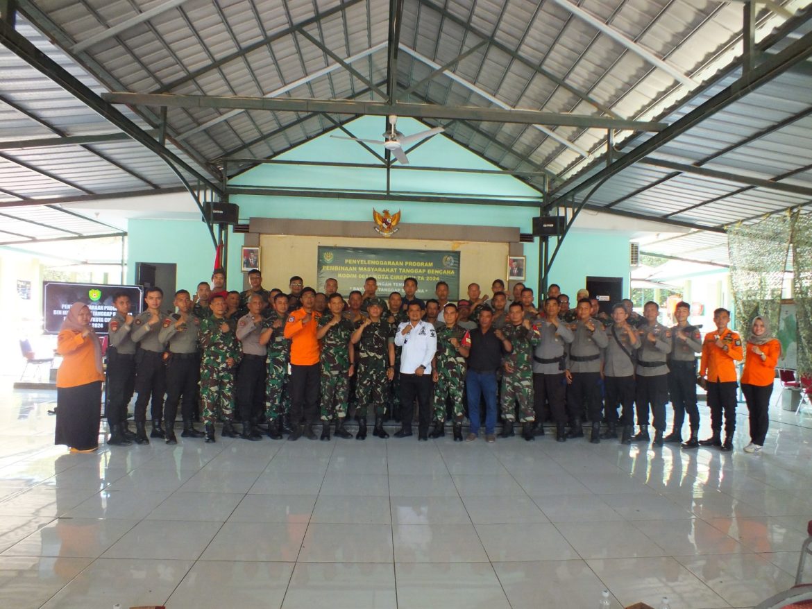 Kodim 0614/Kota Cirebon Gelar Pembinaan Program Masyarakat Tanggap Bencana.