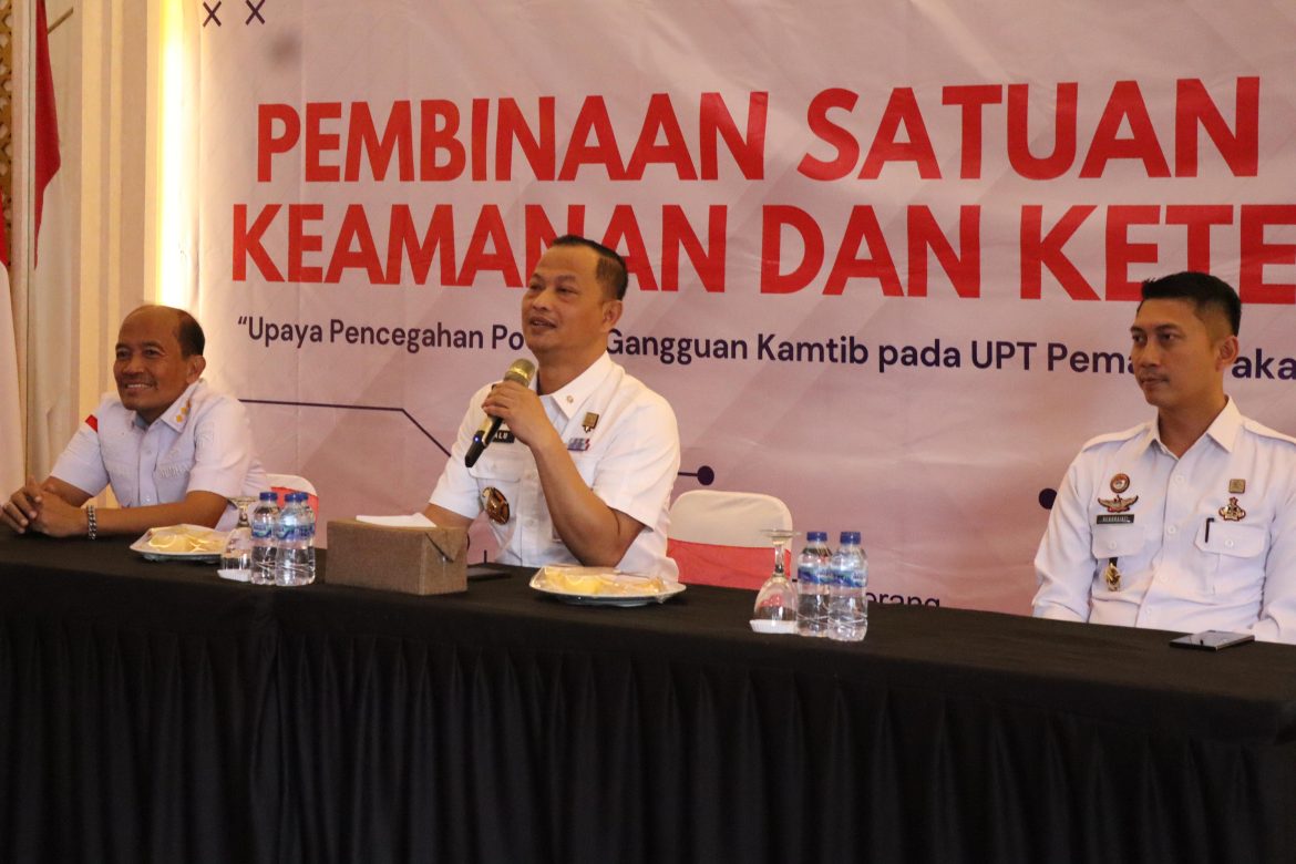 Pembinaan Satgas Kamtib Lapas Pemuda Tangerang, Kadivpas Tekankan Pentingnya Sinergi, Koordinasi, dan Kolaborasi dalam Menjaga Keamanan dan Ketertiban di Lapas