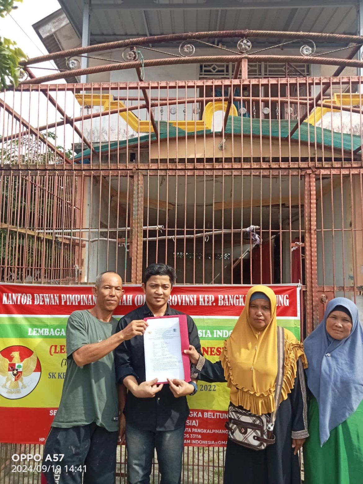 Perkara Harta Bersama Berhasil Damai di Sekretariat DPW Lembaga Analisis HAM Babel