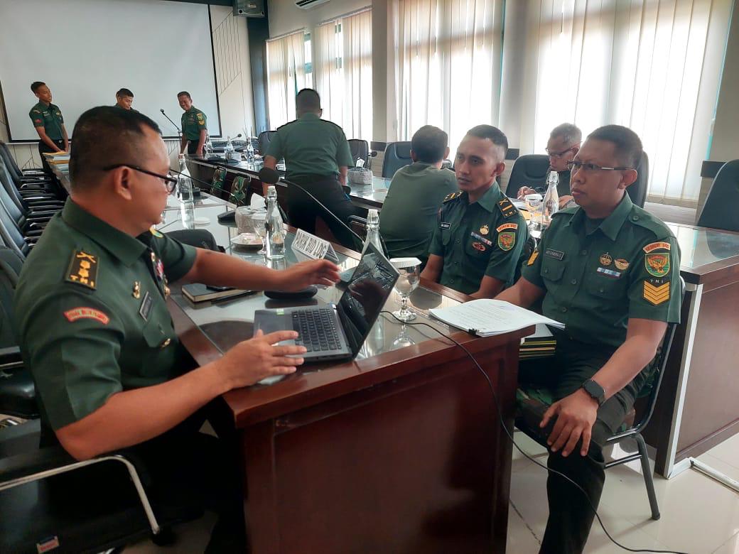 Taklimat Awal Wasrik Itdam II/Sriwijaya di Korem 045/Gaya