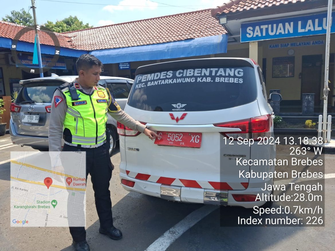 Mobil Siaga Pemdes Cibentang Kec Bantarkawung Kab Brebes tidak membawa STNK dan SIM