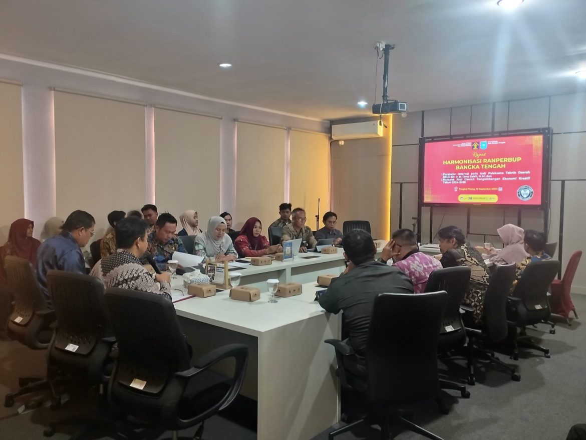 Kemenkumham Babel: Sinergi dalam Harmonisasi 27 Raperda dan 108 Raperkada