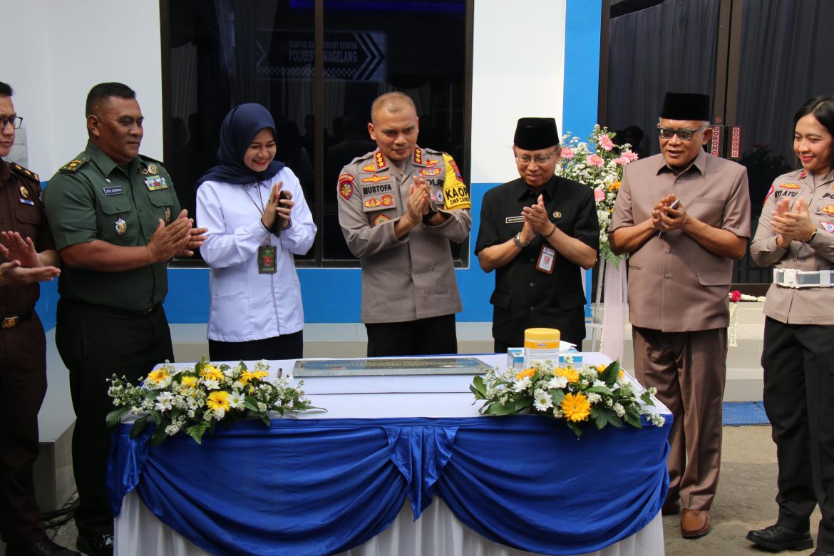 Kapolresta Magelang Resmikan Gedung TMC Endra Dharmalaksana