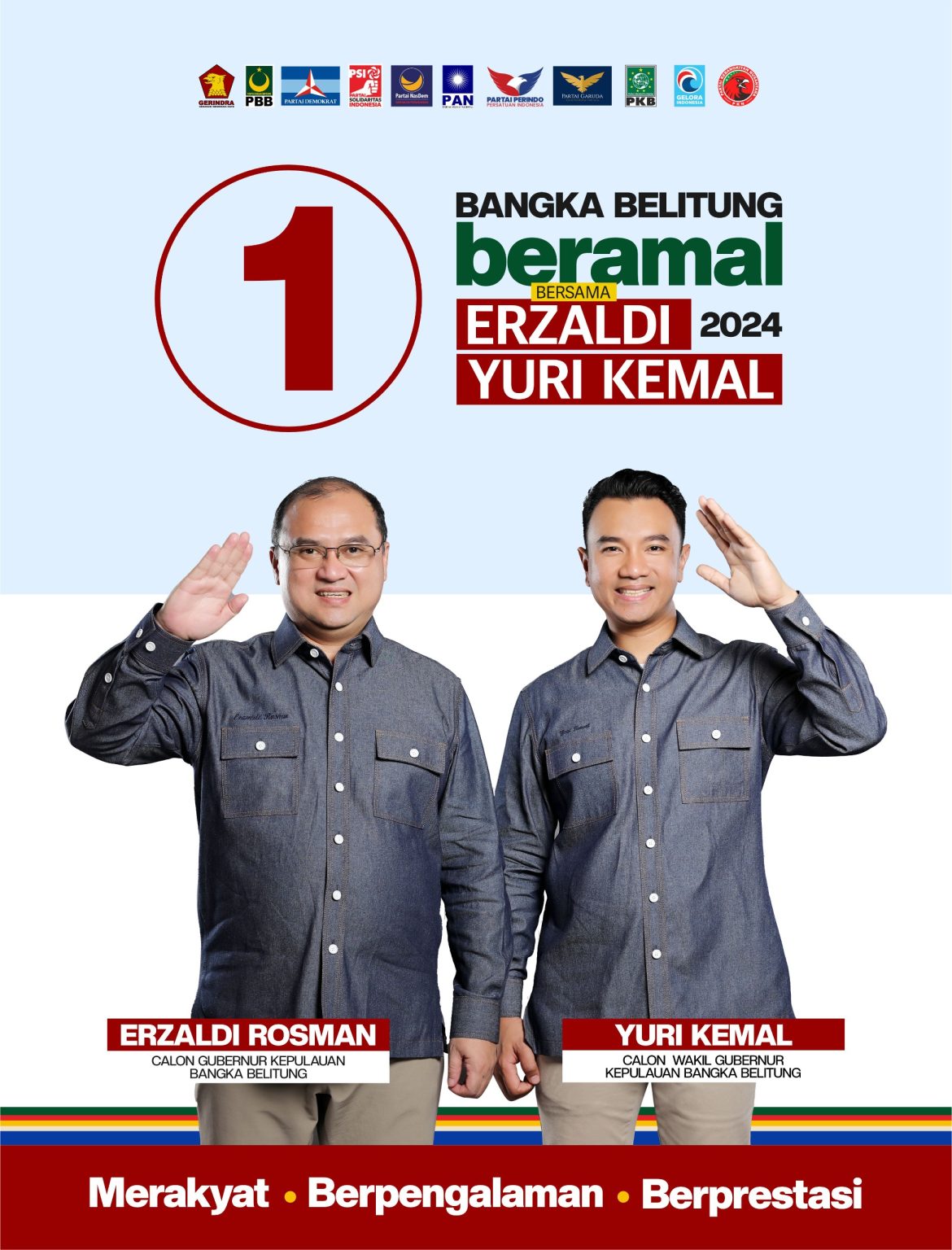 Paslon BERAMAL Siap Gempur Kampanye dengan Keberkahan Nomor 1