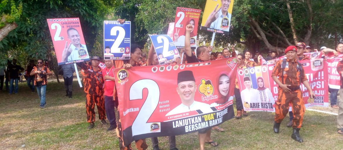 Pengundian Nomor Urut Calon Bupati Dan Wakil Bupati Kebumen, Lilis – Zaen, No. 01, Arif – Rista,No. 02.