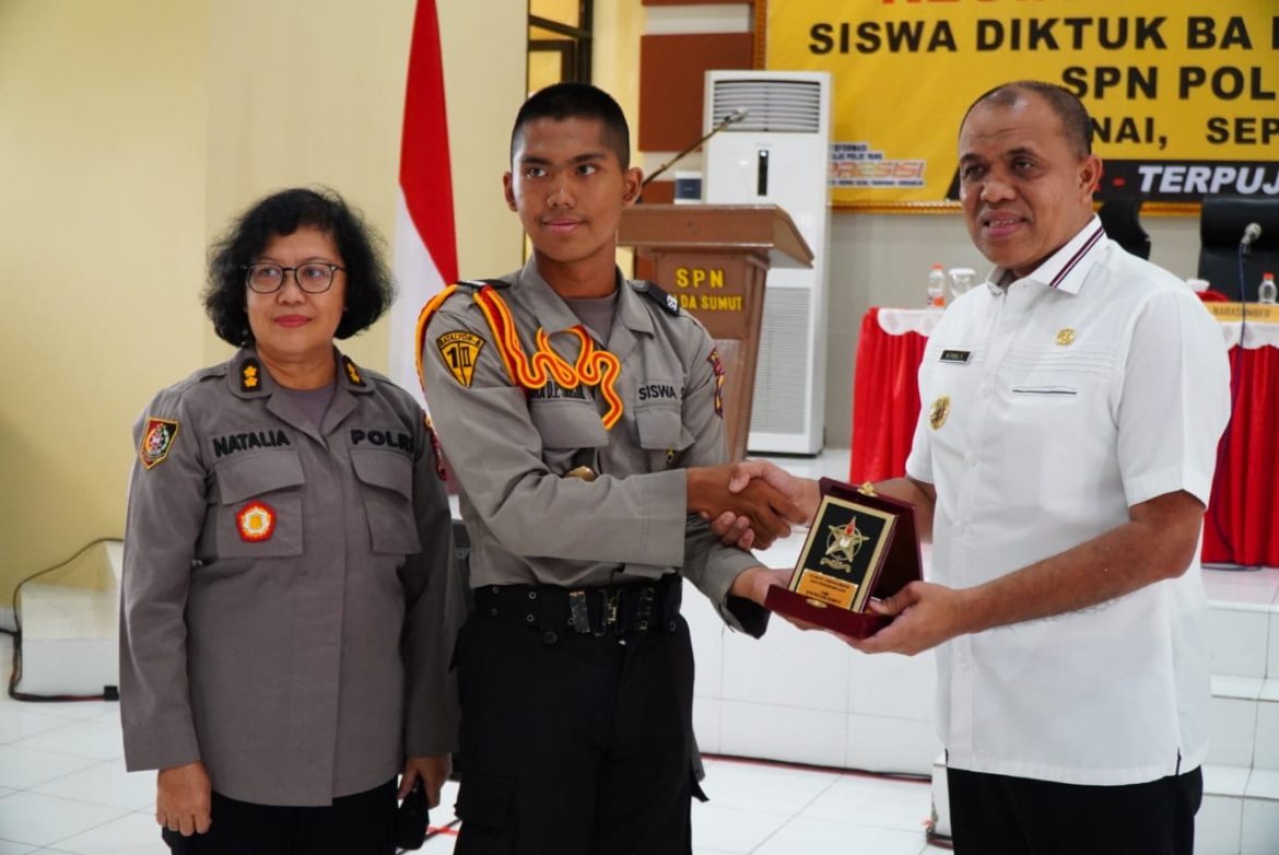 Pj. Bupati Langkat Beri Arahan Kohesi Sosial kepada Siswa Ditukba Polri: Membangun Disiplin, Loyalitas, dan Integritas.