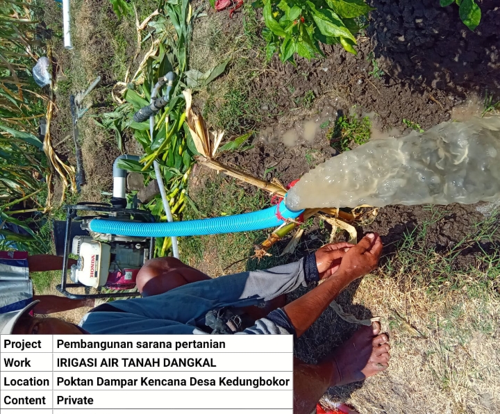 Program Irigasi Air Tanah Dangkal Sangat Bermanfaat Bagi Petani Kedungbokor