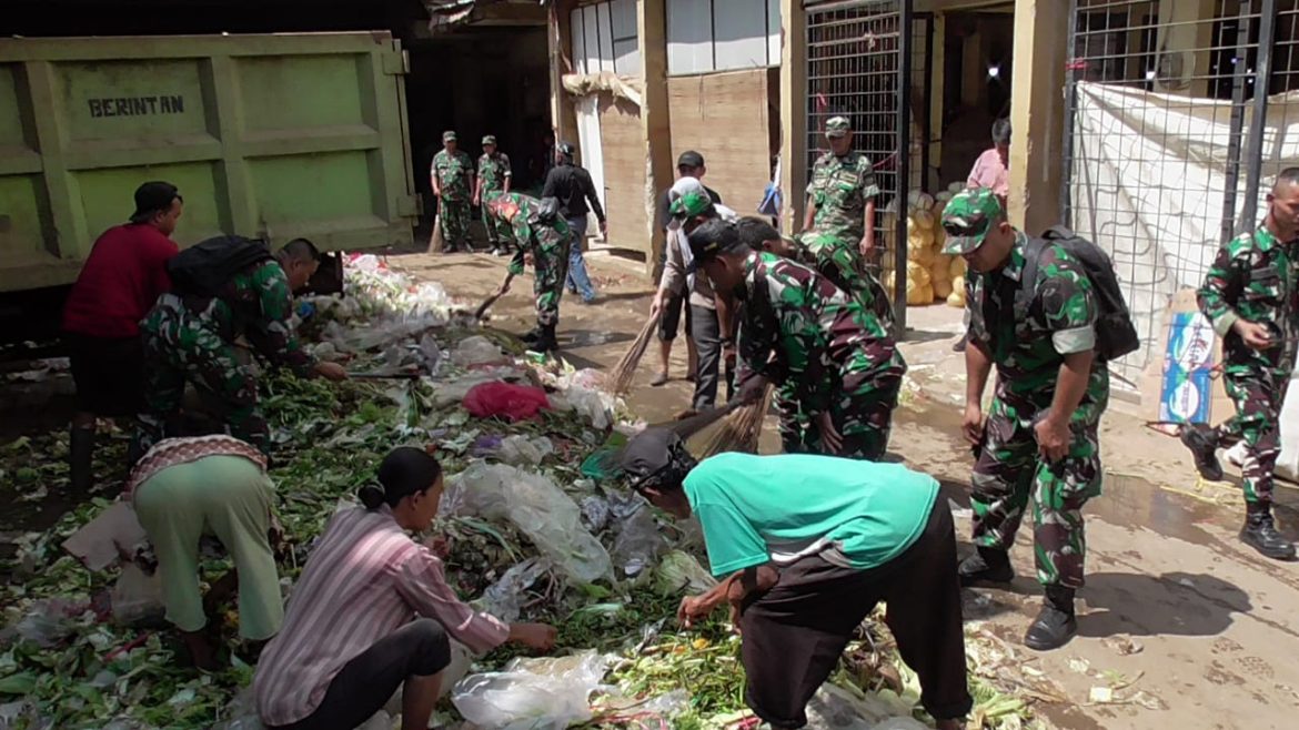 Meriahkan HUT TNI ke-79, Kodim 0614/Kota Cirebon Gelar Karya Bakti.