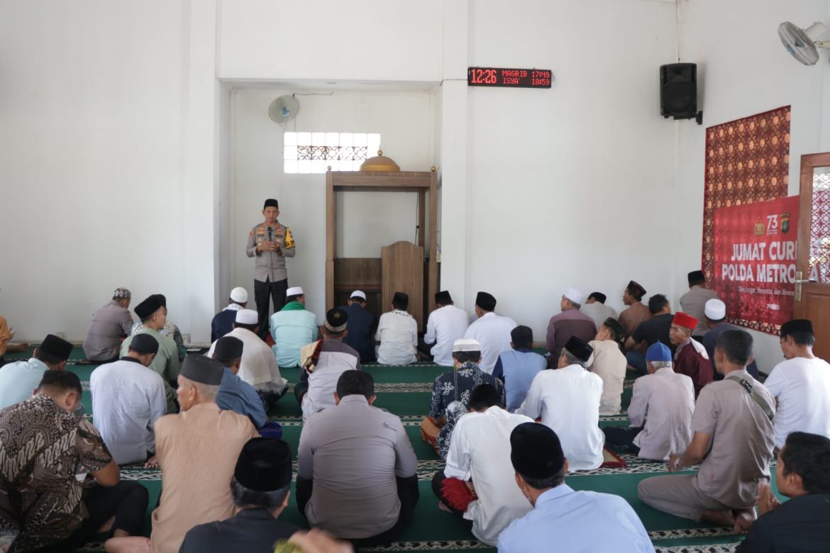 Kegiatan Jum’at Keliling Kapolres Metro Tangerang Kota di wilayah hukum Polsek Benda