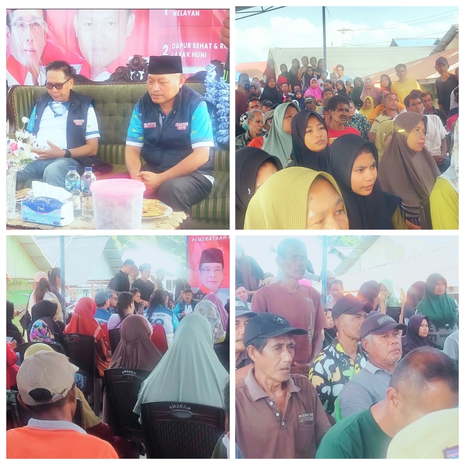 Warga Bajo Botang Lomang, Berkomitmen Menangkan Benny-Sarbin Di Pilgub Malut