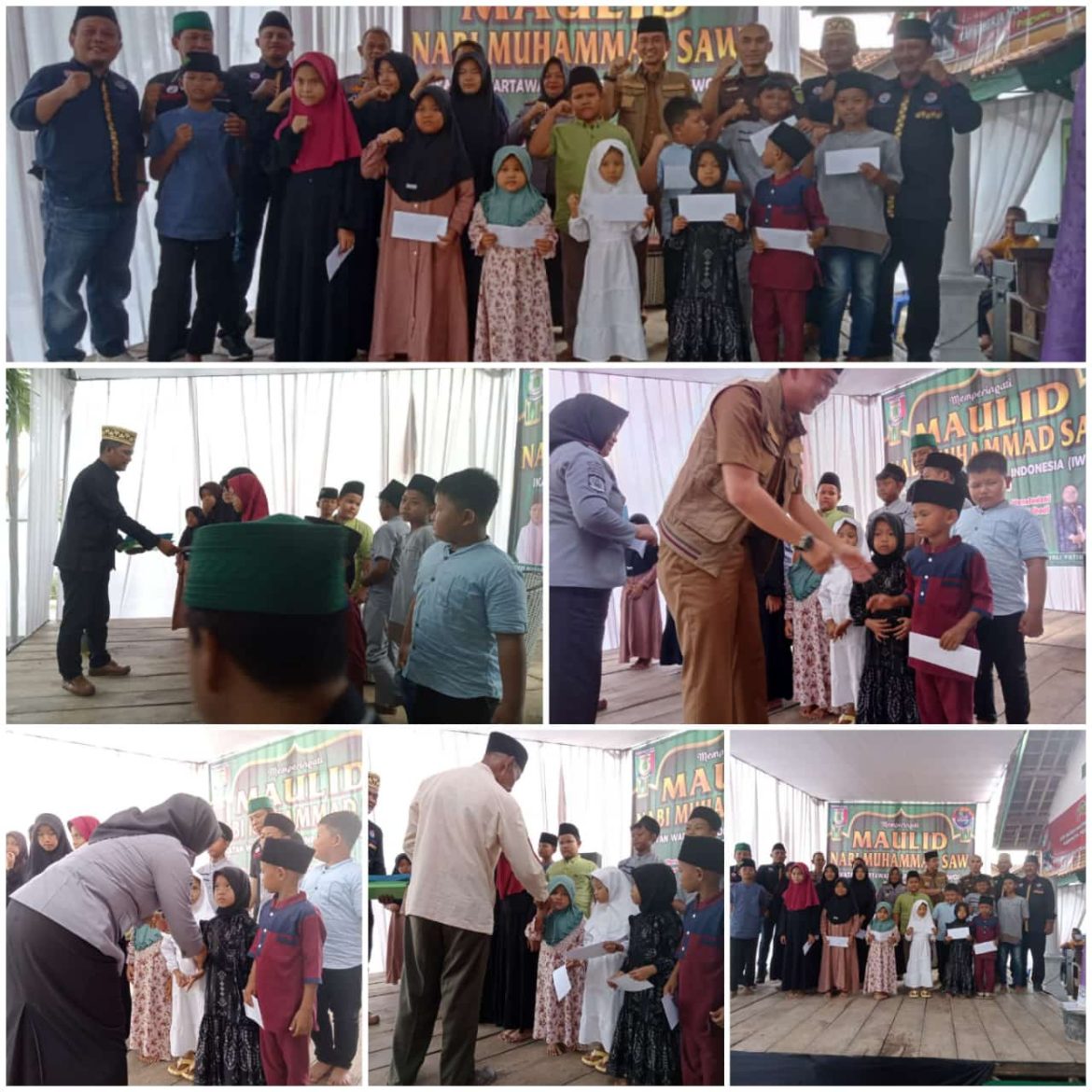 Momentum Spritual IWO Indonesia Pringsewu, Peringati Maulid Nabi SAW, Dan Beri Santunan Puluhan Anak Yatim
