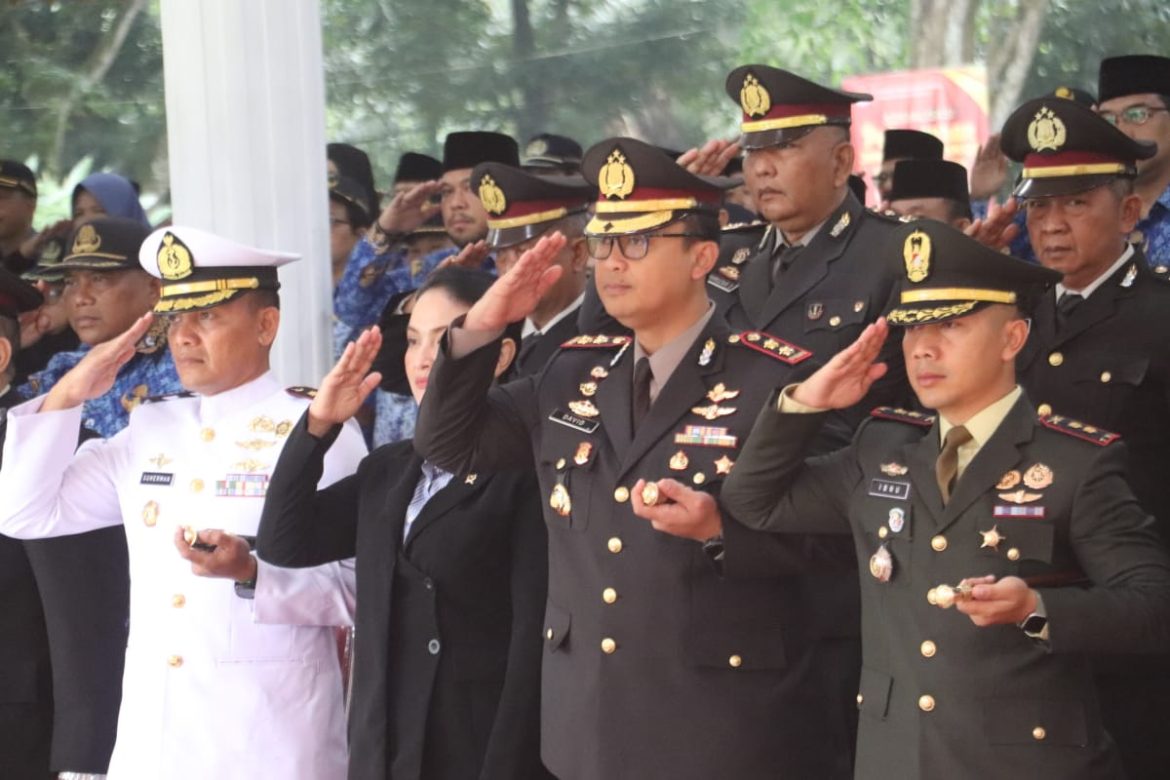 Hadiri Upacara Peringatan Hari Kesaktian Pancasila Tahun 2024, Polres Langkat Siap, Patuh dan Setia Terhadap Nilai Luhur Pancasila.