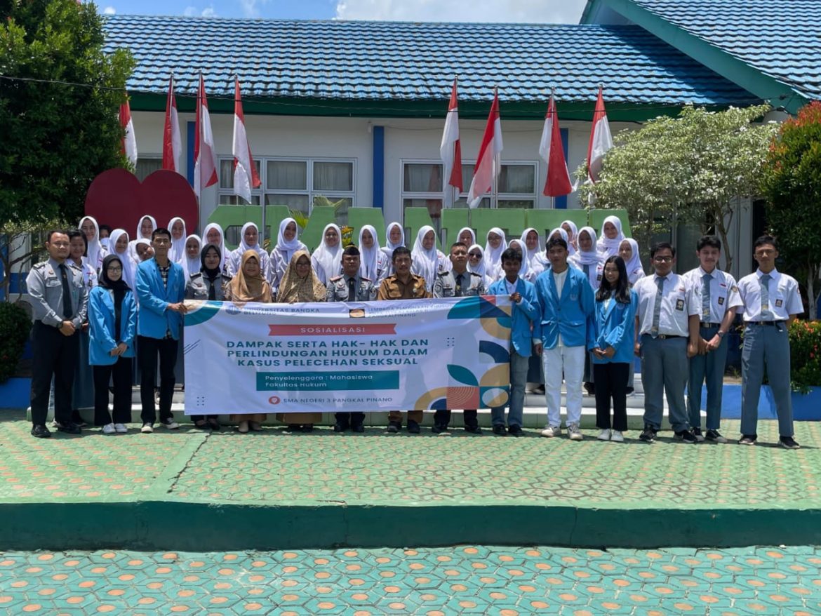 Membangun Kesadaran Hukum: Mahasiswa UBB Gelar Sosialisasi tentang Pelecehan Seksual di Kalangan Pelajar