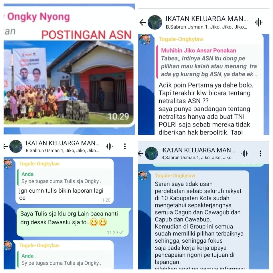 Oknum ASN Diduga Terlibat Politik Praktis, Bawaslu Dan Kemenag Halsel Diminta Bertindak