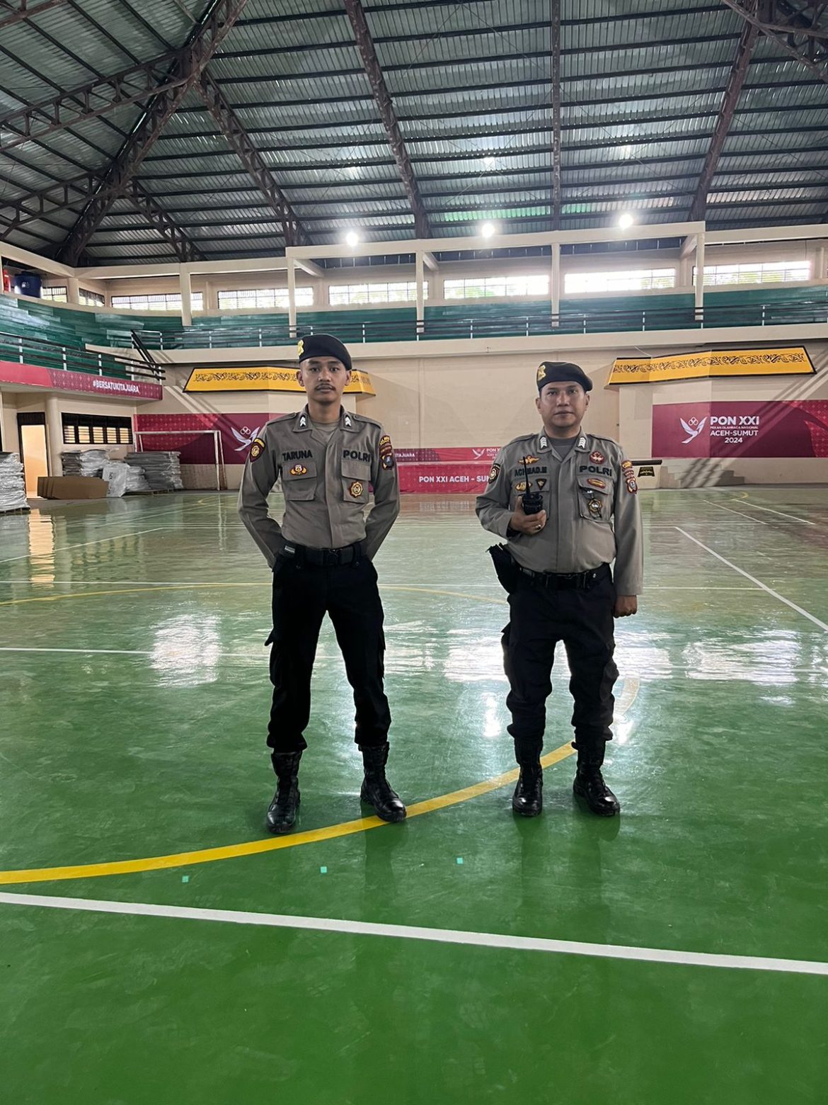 Logistik Pemilu Mulai Berdatangan, Polres Langkat Tingkatkan Pengamanan.
