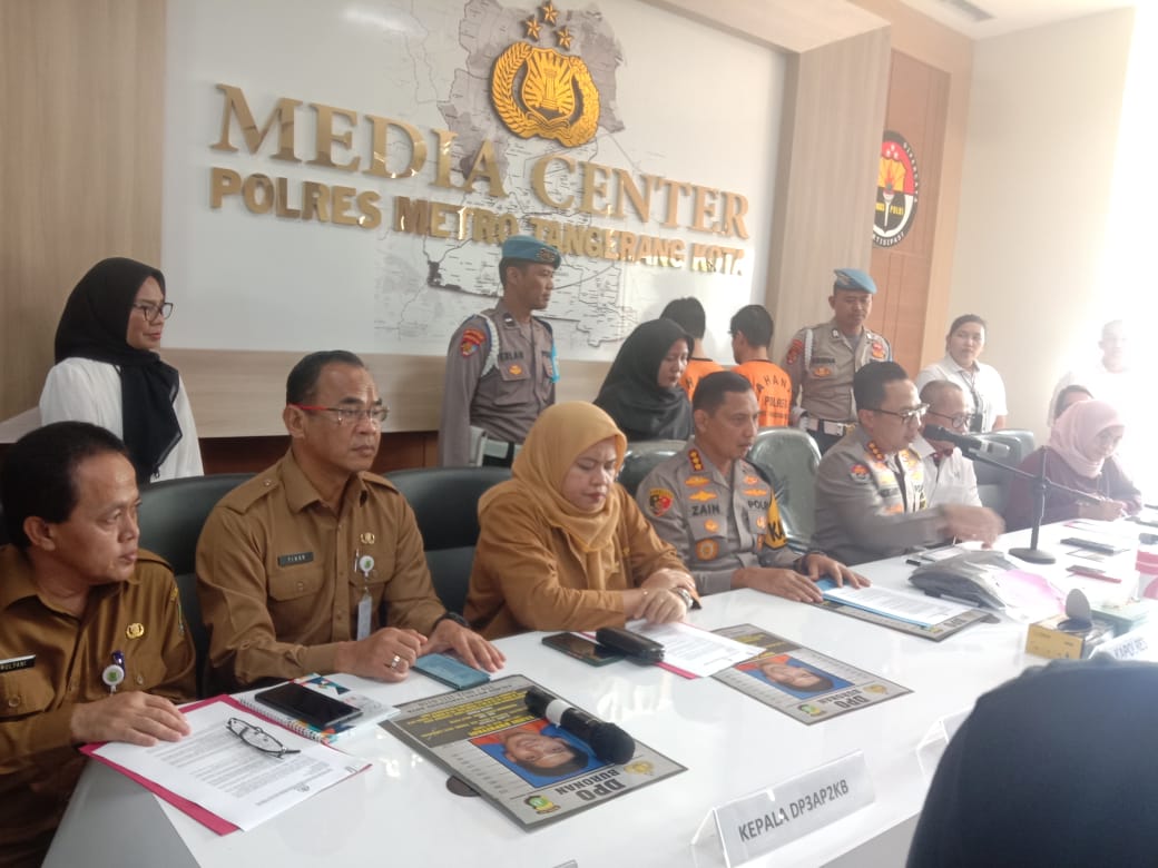 Polres Metro Tangerang Berhasil Tangkap dan Ungkap Dua Pelaku Tindak Pidana Kekerasan Seksual Terhadap Anak