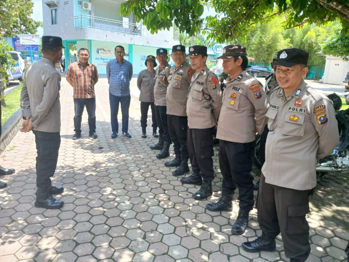 Polres Langkat Lakukan Pengamanan Ketat Kampanye Pilkada 2024.