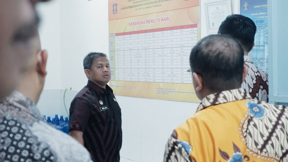 DirWatKesHab Ditjen PAS Lakukan Kunjungan Kerja Ke Lapas Narkotika Pangkalpinang, Apresiasi Sarpras