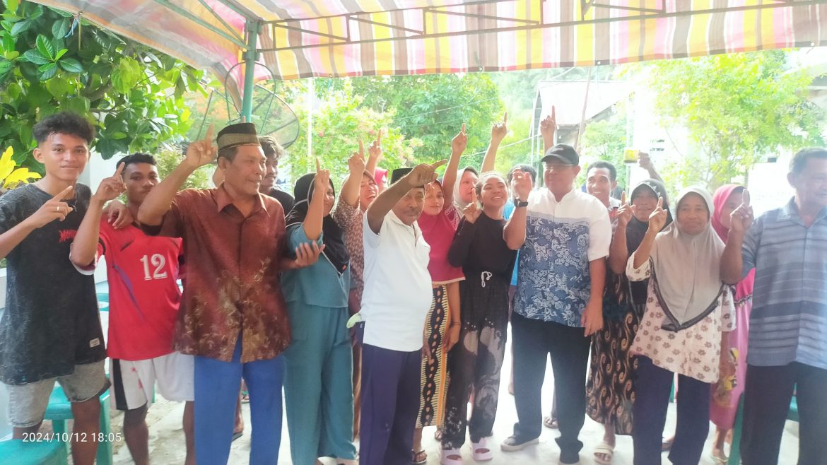 Bahrain Kasuba Ajak Warga di Lima Desa Bersatu Lanjutkan Program Yang Masih Tertunda