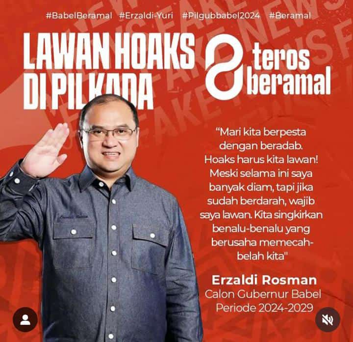Ketua PEKA: Erzaldi Rosman Sukses di Perekonomian, Mari Lawan Hoaks