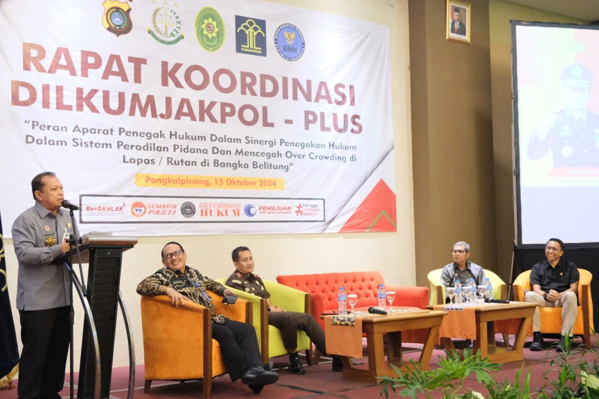 Kemenkumham Babel Gelar Rakor Dilkumjakpol, ini yang dibahas