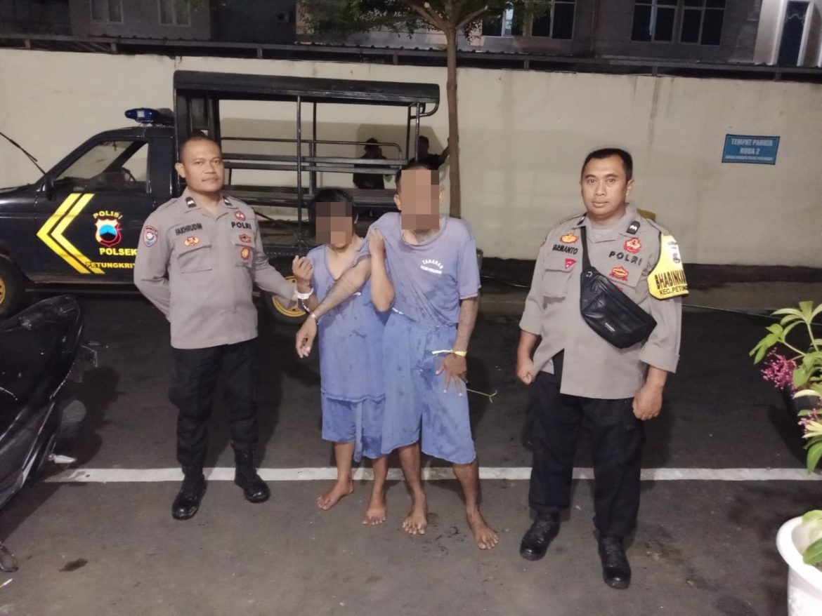 Tertangkap Tangan Warga, Dua Pelaku Pencuri Baterai Lampu Penerangan Jalan di Petungkriyono Diamankan Polisi
