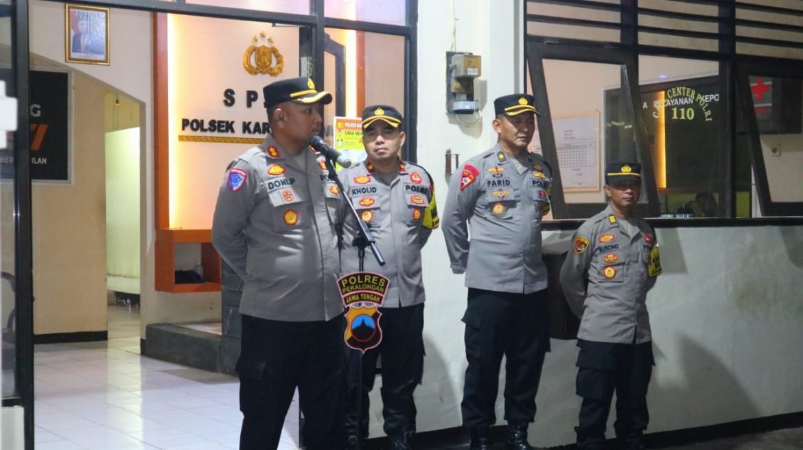 Kapolres Pekalongan Pimpin Apel Kesiapan Patroli Skala Besar KRYD Cipta Kondisi OMPC 2024