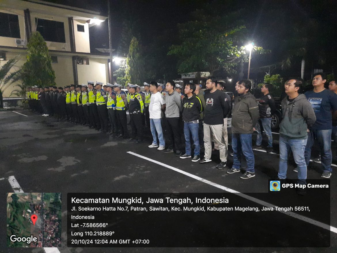 Antisipasi Gangguan Kamtibmas, Polresta Magelang Gelar Patroli Skala Besar