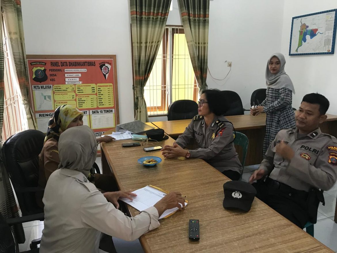 Cooling System Jelang Pilkada Polsek Stabat dan Perangkat Desa Wujudkan Pilkada Aman 2024.