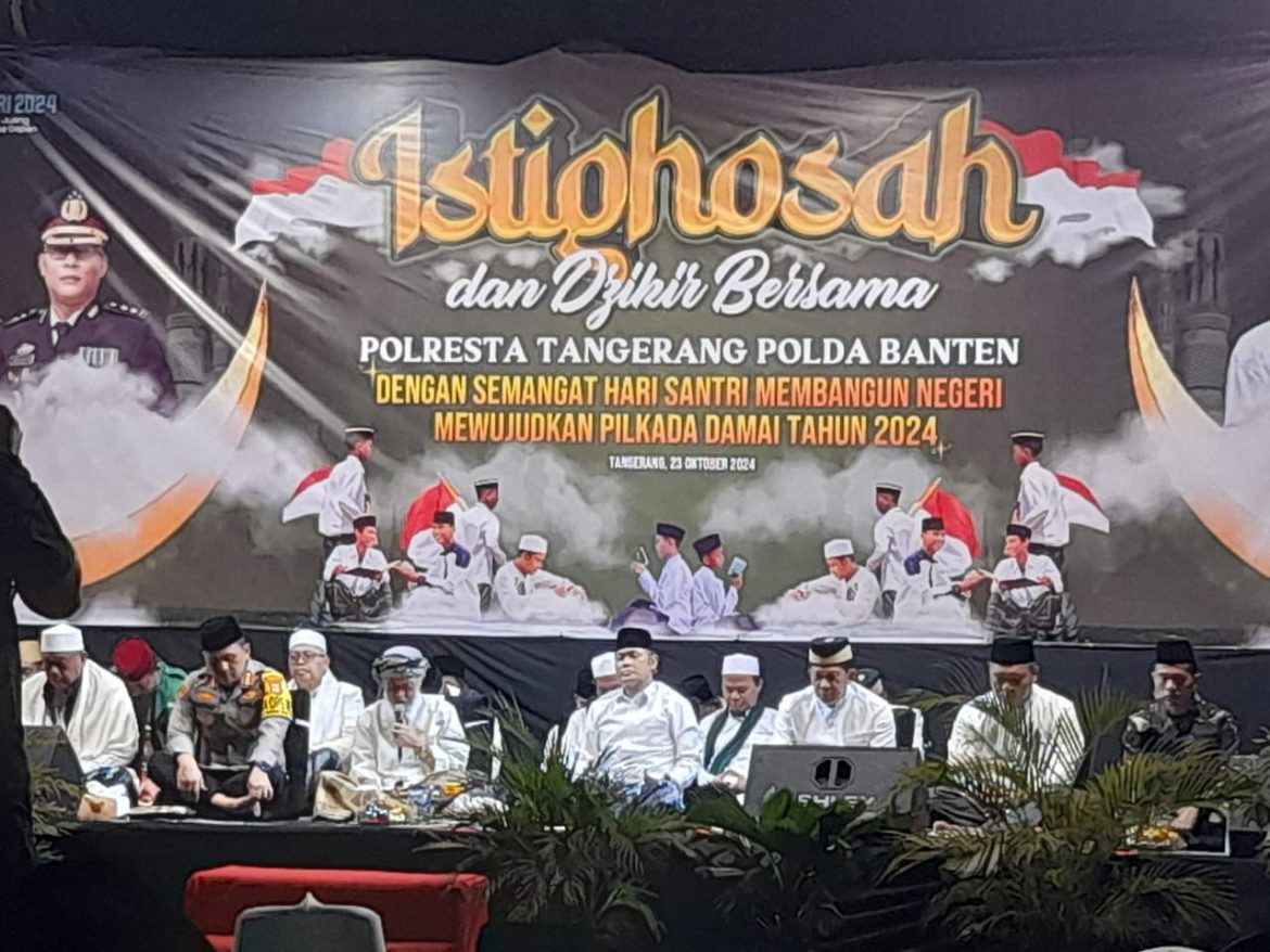 Polresta Tangerang Gelar Istighosah Hari Santri dan Solawatan.