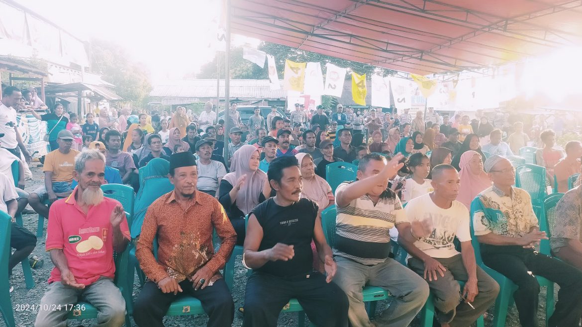 Dihadapan Warga Gandasuli BK-UHS Nyatakan Siap Aktifkan Pasar Modern Dan Mall Di Bacan Selatan