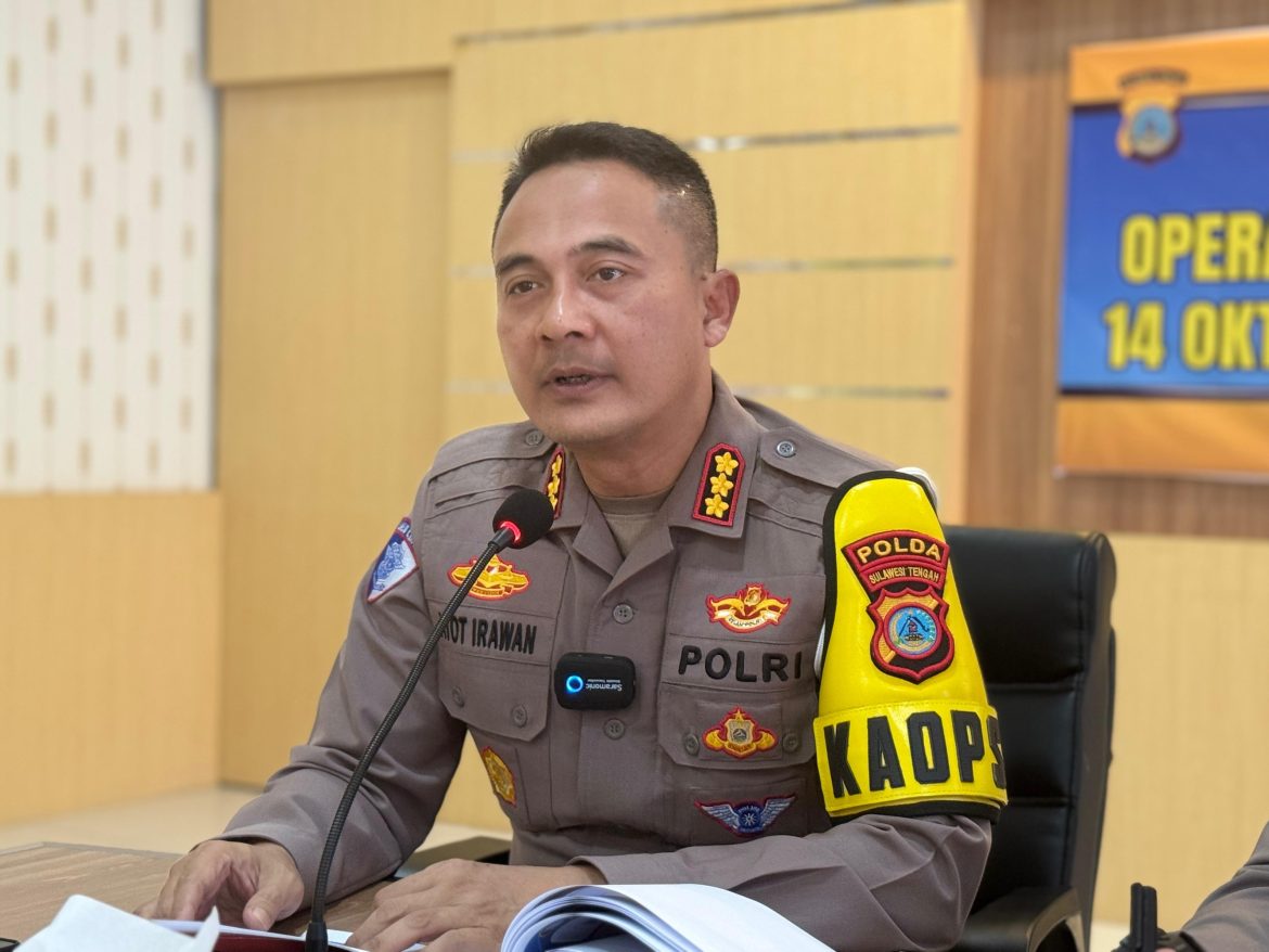 Operasi Zebra 2024 di Sulteng, Kepolisian Berhasil Tekan Angka Kecelakaan dan Pelanggaran Lalu Lintas
