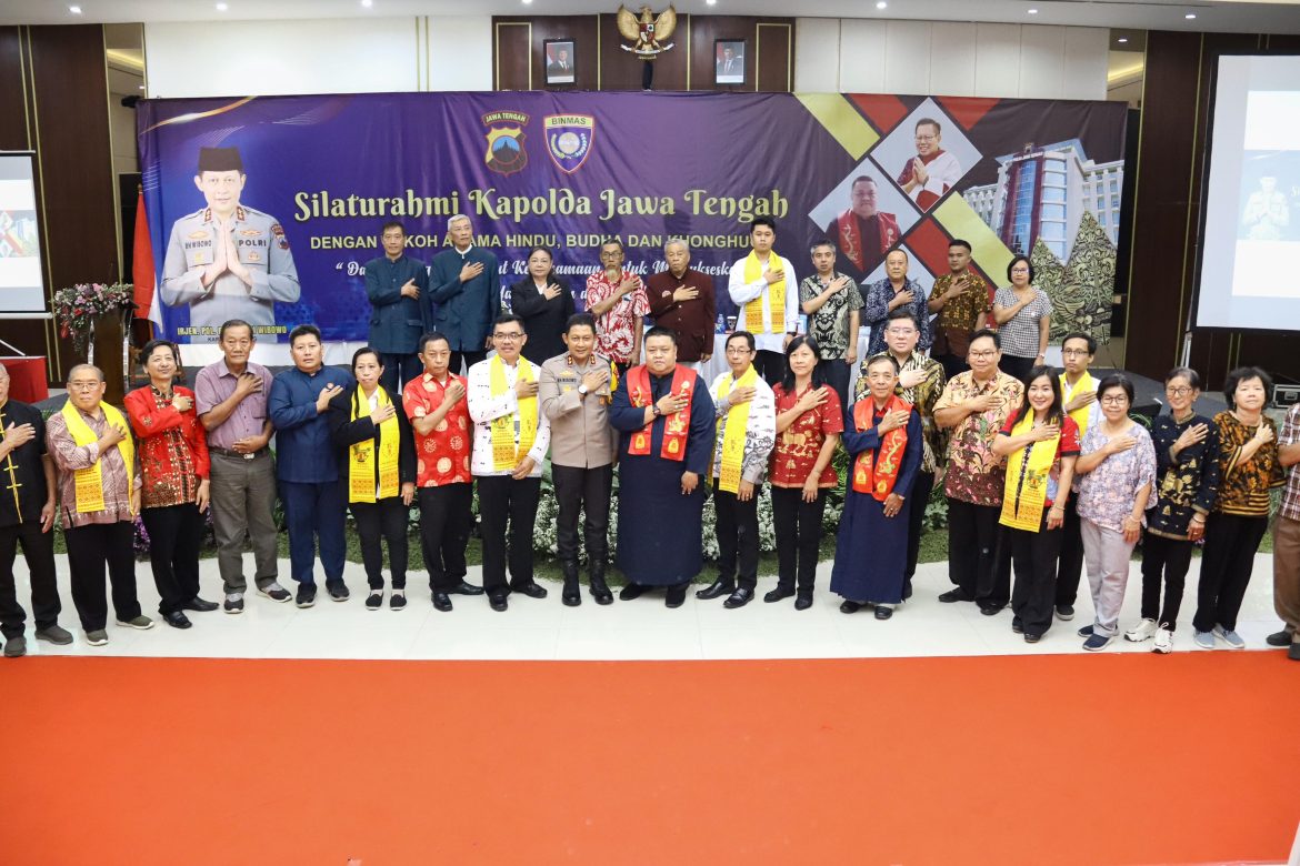Polda Jateng Gandeng Para Tokoh Agama Hindu Buddha dan Khonghucu Wujudkan Pilkada 2024 Aman dan Damai
