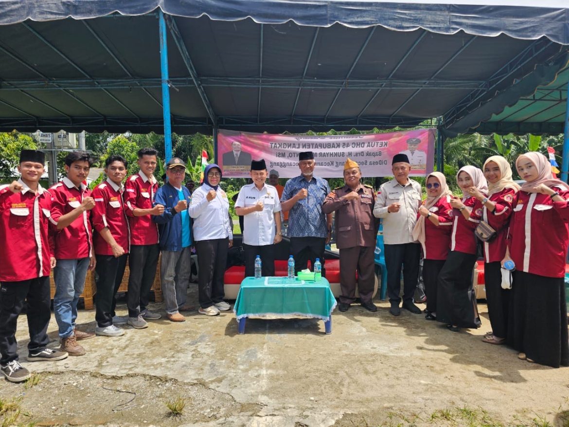 Pemkab Langkat Dukung Pelestarian Sejarah: Tugu Juang 45 di Desa Secanggang Diresmikan
