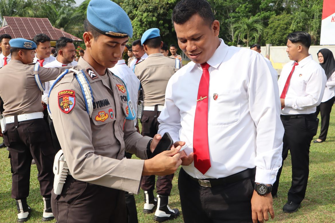 Polres Bangka Tengah Lakukan Operasi Gaktiplin Terhadap Personel, Fokus pada Penegakan Ketertiban dan Disiplin