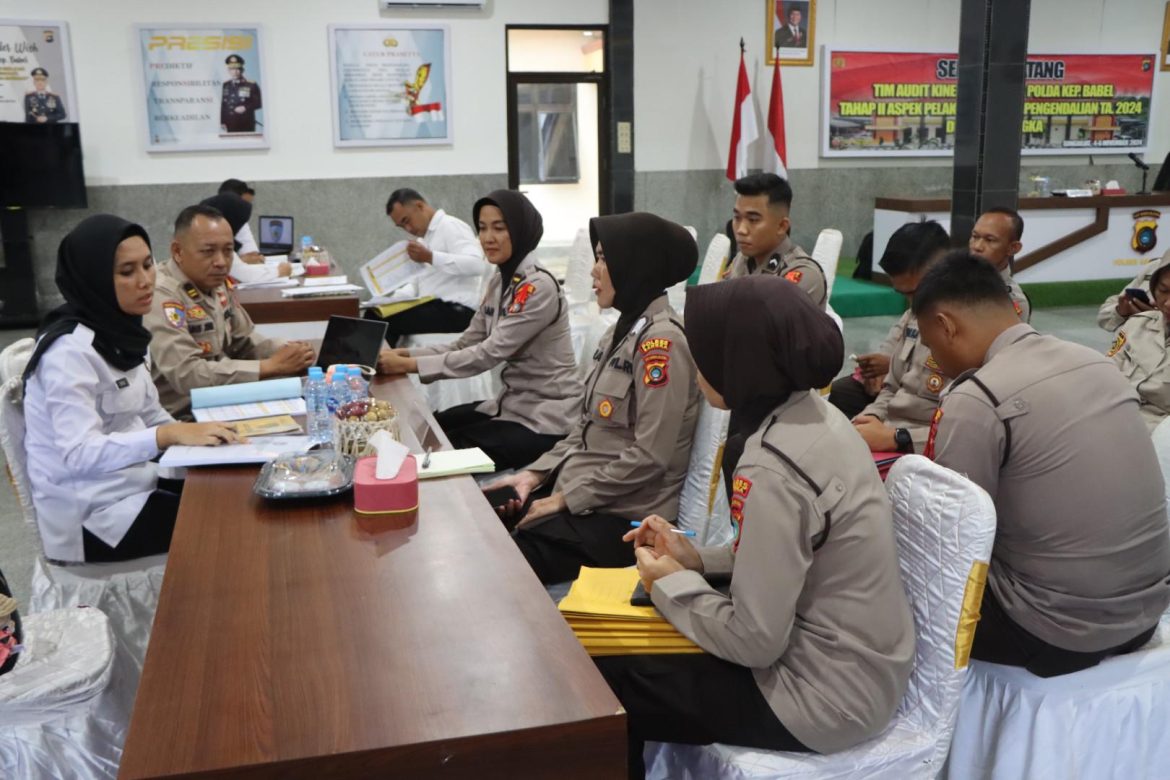 Polres Bangka Terima Kunjungan Dari Itwasda Polda Kep.Babel.