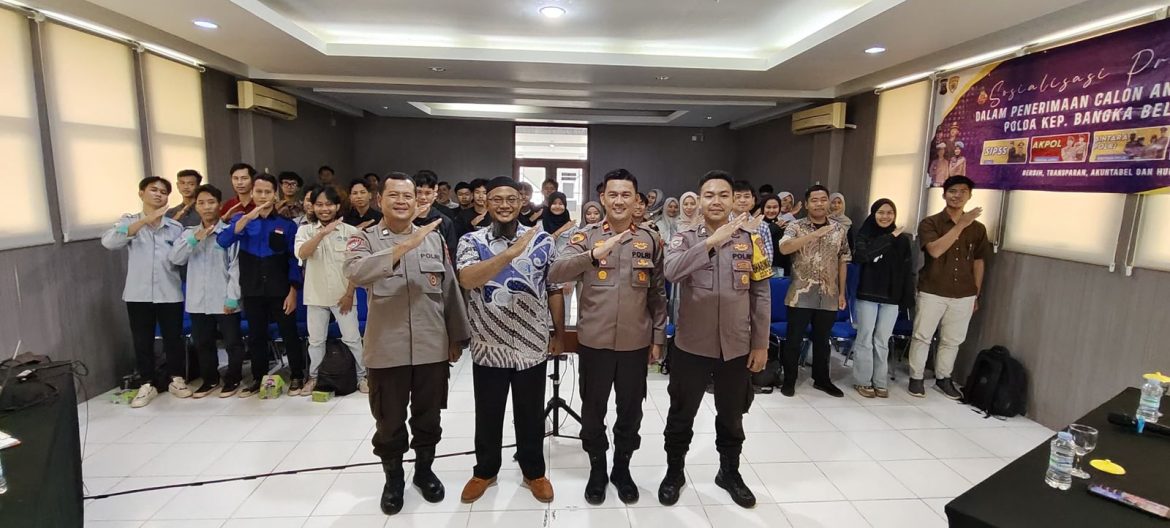 Kapolsek Merawang Berharap Mahasiswa UBB Peduli Terhadap Isu Lingkungan