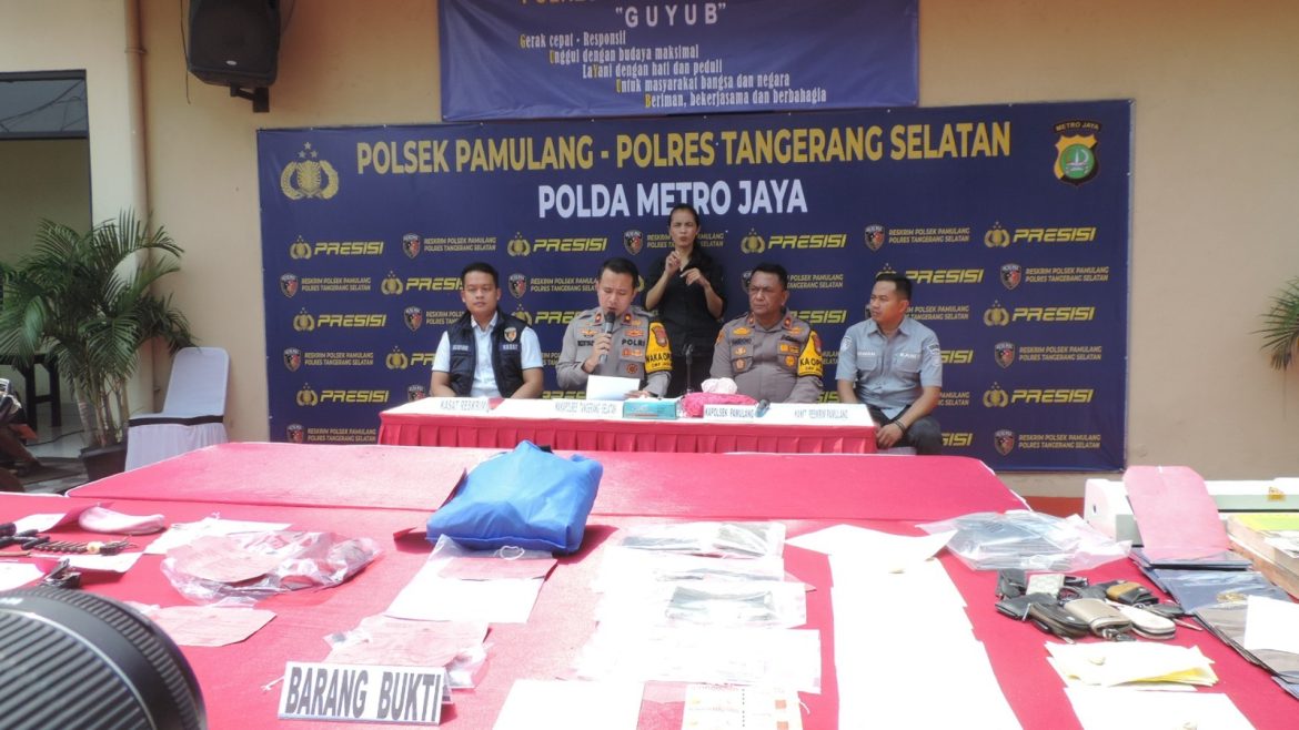 3 Bulan Terakhir, Polsek Pamulang Ungkap Berbagai Kasus Tindak Pidana