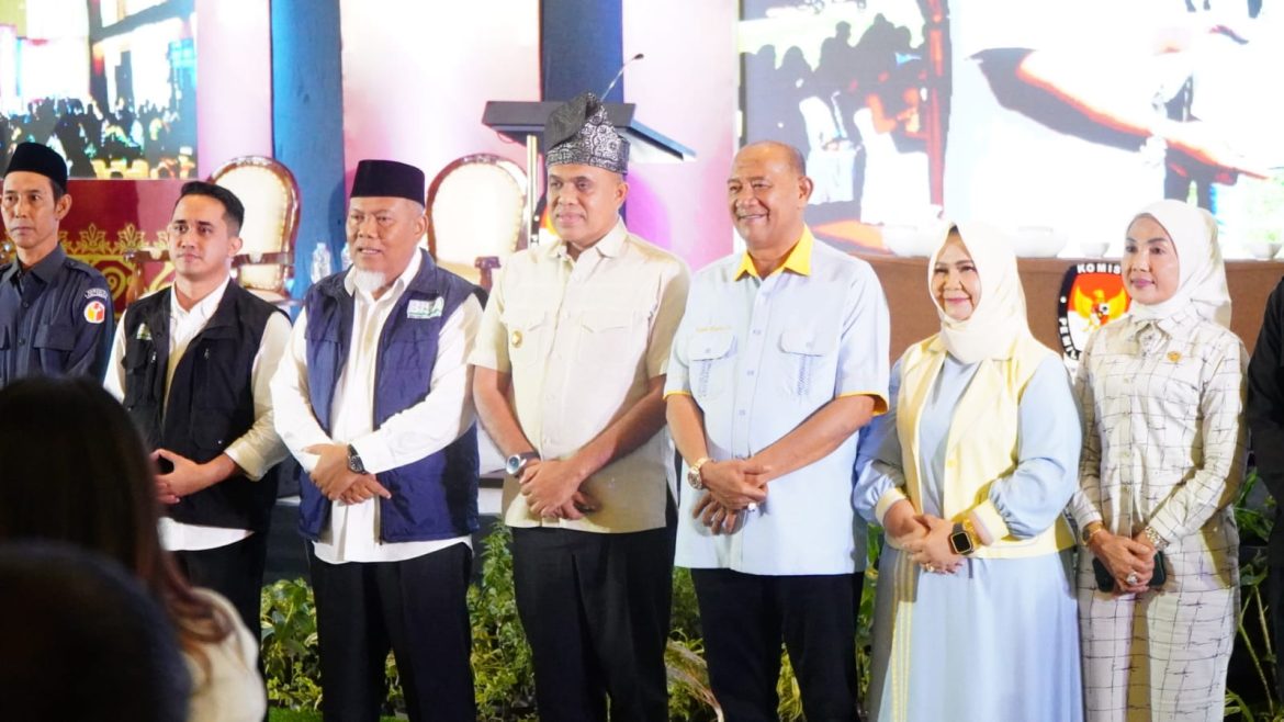 Pj. Bupati Langkat Faisal Hasrimy Tegaskan Pentingnya Kondusifitas dalam Debat Kedua Pilkada Langkat 2024.