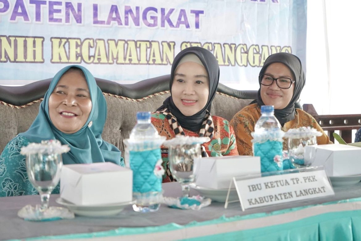 Pj. Ketua TP PKK Langkat Evaluasi Calon Desa Percontohan 2024 di Telaga Jernih dan Arah Condong.
