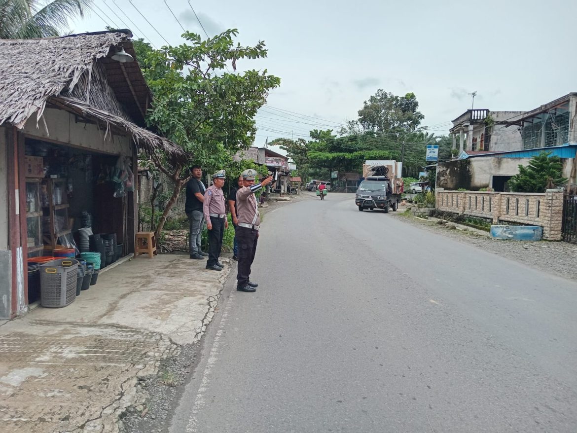 Polres Langkat Melaksanakan Pam Kampanye Calon Bupati dan Wakil Bupati.