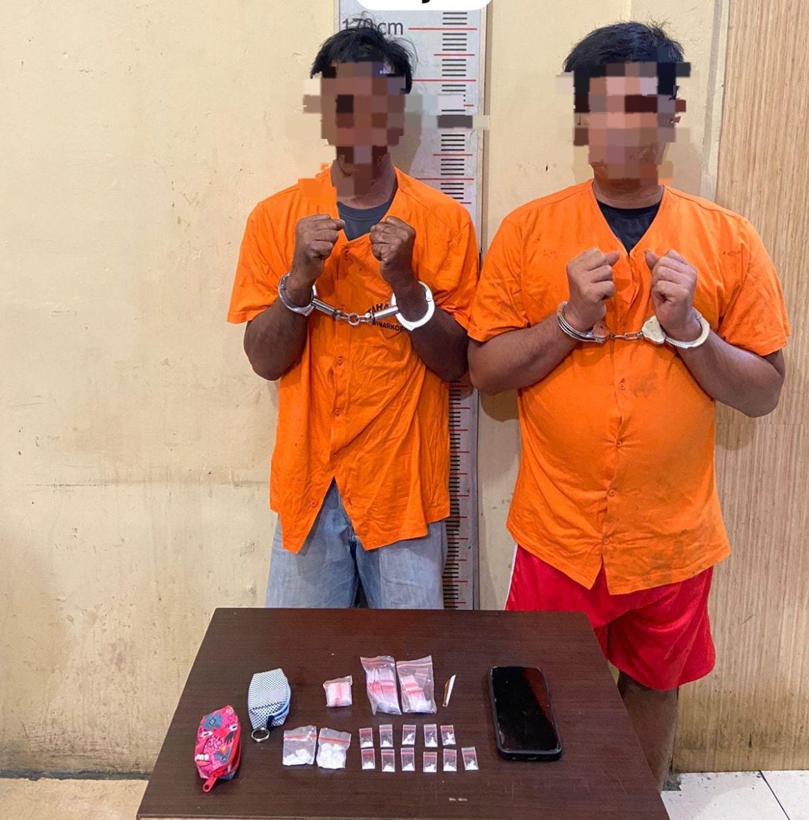 Polres Langkat Tangkap Dua Laki Laki Diduga Pengedar Sabu