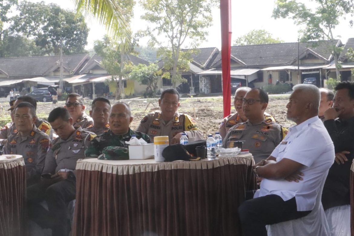 Polres Langkat Launching Gugus Tugas Polri Mendukung Ketahanan Pangan.
