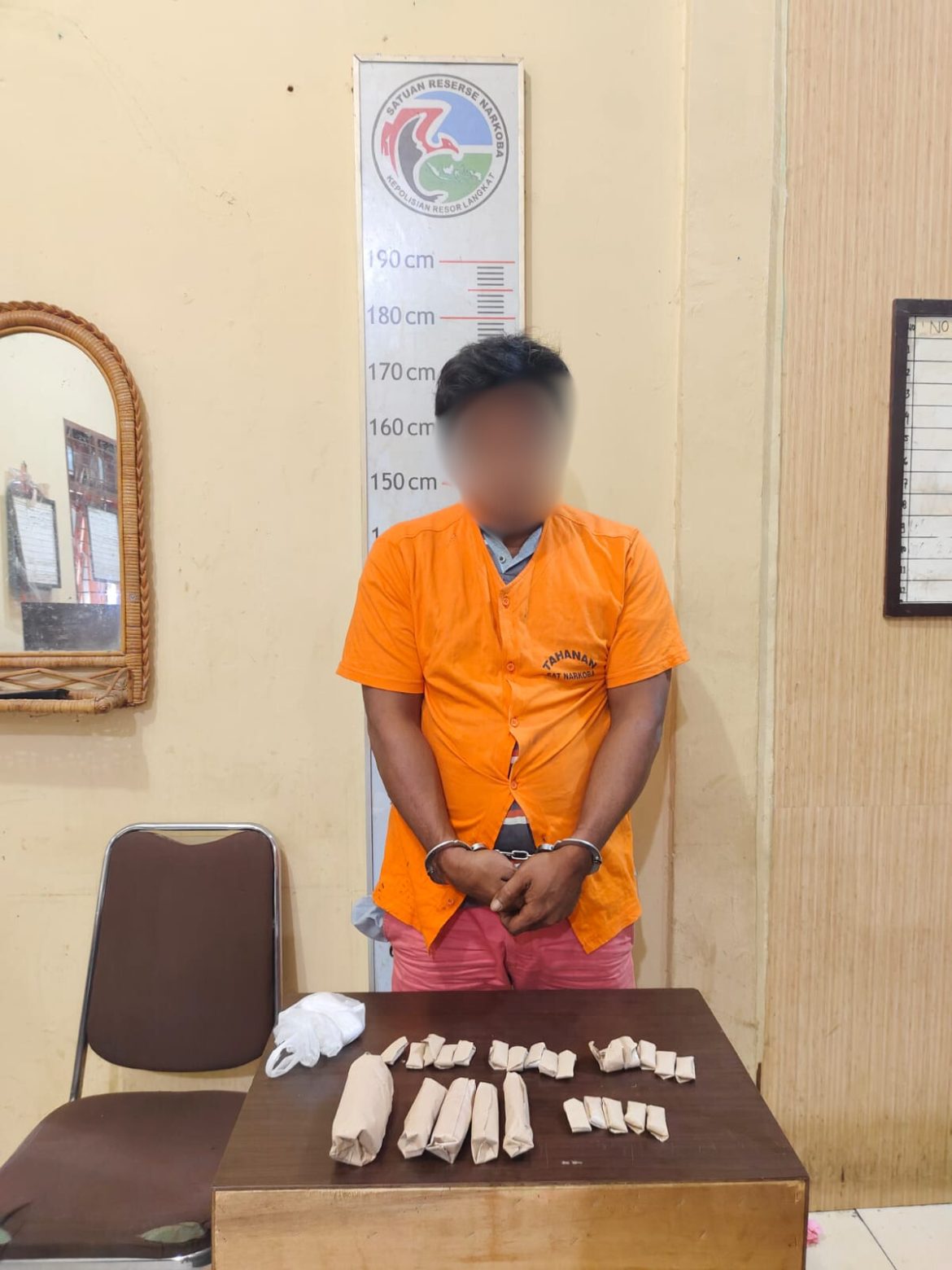 Polsek Kuala Polres Langkat Amankan Terduga Pelaku Tindak Pidana Narkotika.