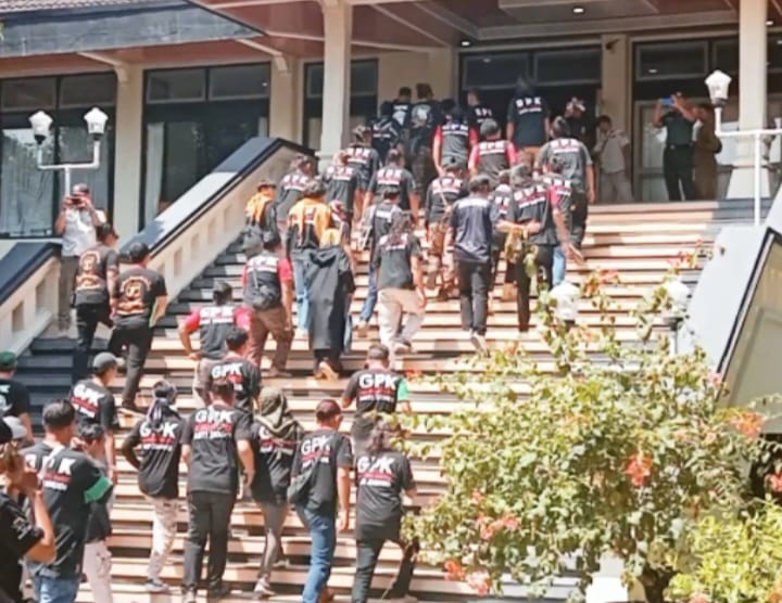 GPK Aliansi Tepi Barat Datangi Kantor DPRD.Kabupaten Magelang