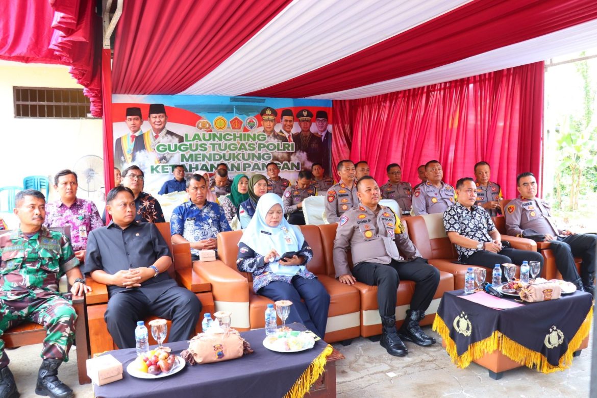 Launching Gugus Tugas Polri, Langkah Polres Pekalongan Dukung Ketahanan Pangan