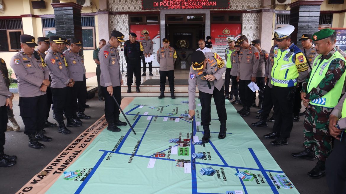 Pastikan Keamanan Kampanye Terbuka Paslon Bupati, Ratusan Personil Gabungan Dikerahkan